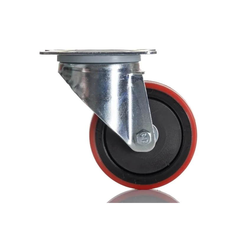 RS PRO Medium Duty Swivel Castor 110 kg Load Capacity 100 mm Polyurethane Wheel 196-5166