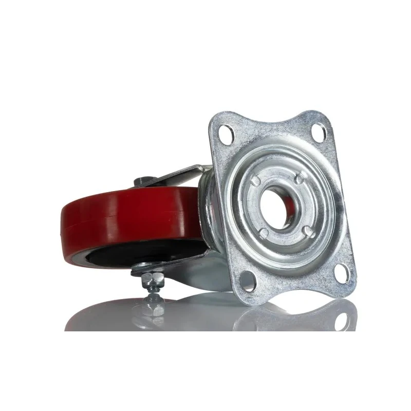 RS PRO Medium Duty Swivel Castor 110 kg Load Capacity 100 mm Polyurethane Wheel 196-5166