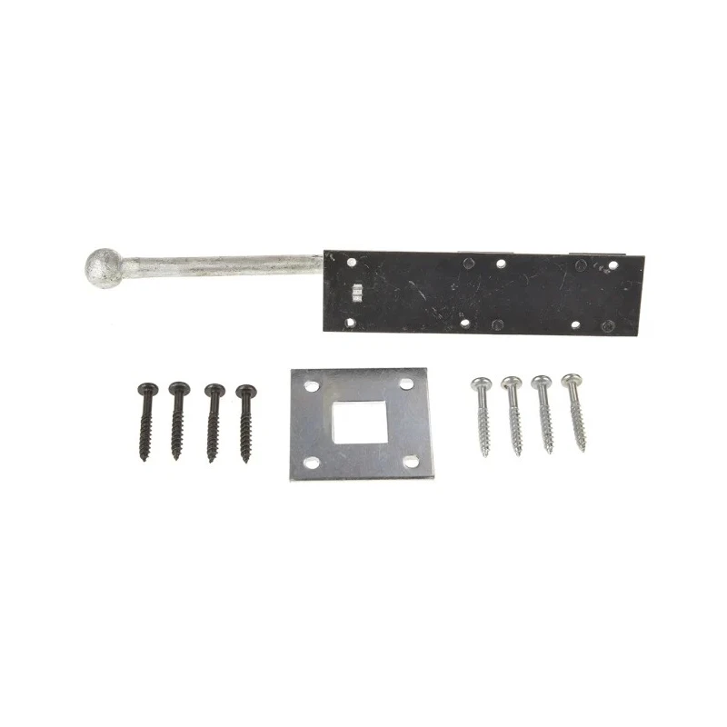 RS PRO Steel Epoxy Black Monkey Tail Door Bolt 300 mm 894-6746