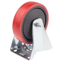 RS PRO Fixed Castor Wheel 125 mm Diameter Polyurethane Tyred, 130 kg Load Capacity 196-5194