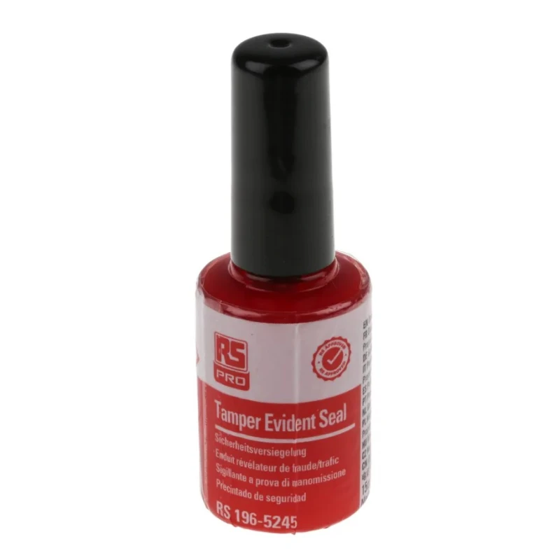RS PRO RS Pro Tamper Evident Seal Red Threadlocking Adhesive 15 ml Bottle 24 h Cure Time 196-5245