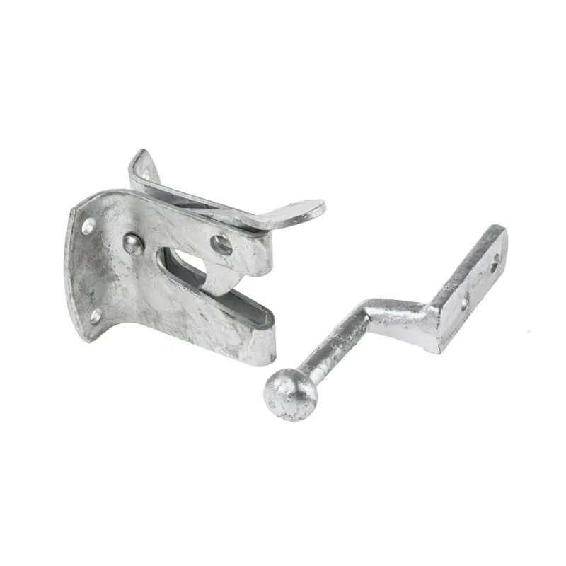 RS PRO Steel Lockable Gate Latch Galvanised Finish 110mm x 57mm x 56mm 894-6759