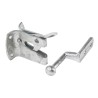 RS PRO Steel Lockable Gate Latch Galvanised Finish 110mm x 57mm x 56mm 894-6759