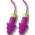 Moldex Rockets Cord Series Purple Reusable Ear Plugs 29 dB Rated 50 Pairs 640101