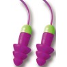 Moldex Rockets Cord Series Purple Reusable Ear Plugs 29 dB Rated 50 Pairs 640101