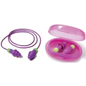 Moldex Rockets Cord Series Purple Reusable Ear Plugs 29 dB Rated 50 Pairs 640101