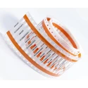 TE Connectivity White Yellow Print Heat Shrink Labels 50 mm Width 250 Per Pack ZHD-SCE-9.5-50-9