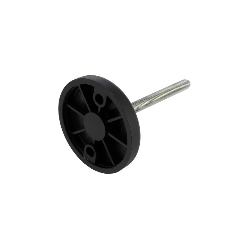 RS PRO Adjustable Foot M10 Thread 83 mm Diameter, Mild Steel Base, 1000 kg Static Load Capacity, 30° Tilt Angle 196-5334