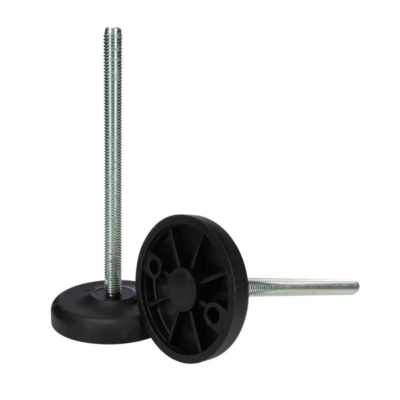 RS PRO M12 83 mm Diameter Adjustable Foot Mild Steel 1300 kg Static Load Capacity 30° Tilt Angle 196-5338