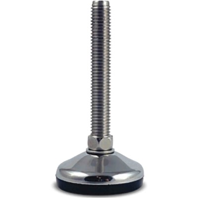 RS PRO M12 60 mm Diameter Stainless Steel Adjustable Foot with 700 kg Static Load Capacity and 10° Tilt Angle 196-5351
