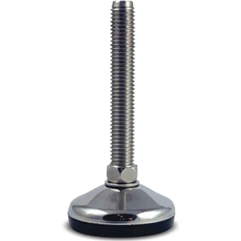 RS PRO M12 60 mm Diameter Stainless Steel Adjustable Foot with 700 kg Static Load Capacity and 10° Tilt Angle 196-5351