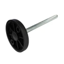 RS PRO M12 83 mm Diameter Adjustable Foot Mild Steel 1300 kg Static Load Capacity 30° Tilt Angle 196-5338