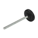 RS PRO M12 83 mm Diameter Adjustable Foot Mild Steel 1300 kg Static Load Capacity 30° Tilt Angle 196-5338