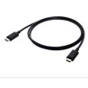 RS PRO USB Cable Male USB Type C to Male USB 3.1 Type C, Black, 2 m 895-0492