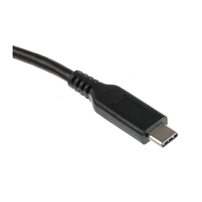 RS PRO USB Cable Male USB Type A to Male USB 3.1 USB Type C Black 1 m 895-0495