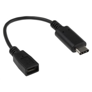 RS PRO USB Cable Female USB Type C to Female Micro USB Type B USB 3.1 150mm 100V 895-0506