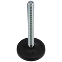 RS PRO Adjustable Foot M24 Thread, 123 mm Base Diameter, Mild Steel, 2500 kg Static Load Capacity, 30° Tilt Angle 196-5332