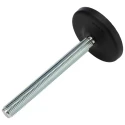 RS PRO Adjustable Foot M24 Thread, 123 mm Base Diameter, Mild Steel, 2500 kg Static Load Capacity, 30° Tilt Angle 196-5332