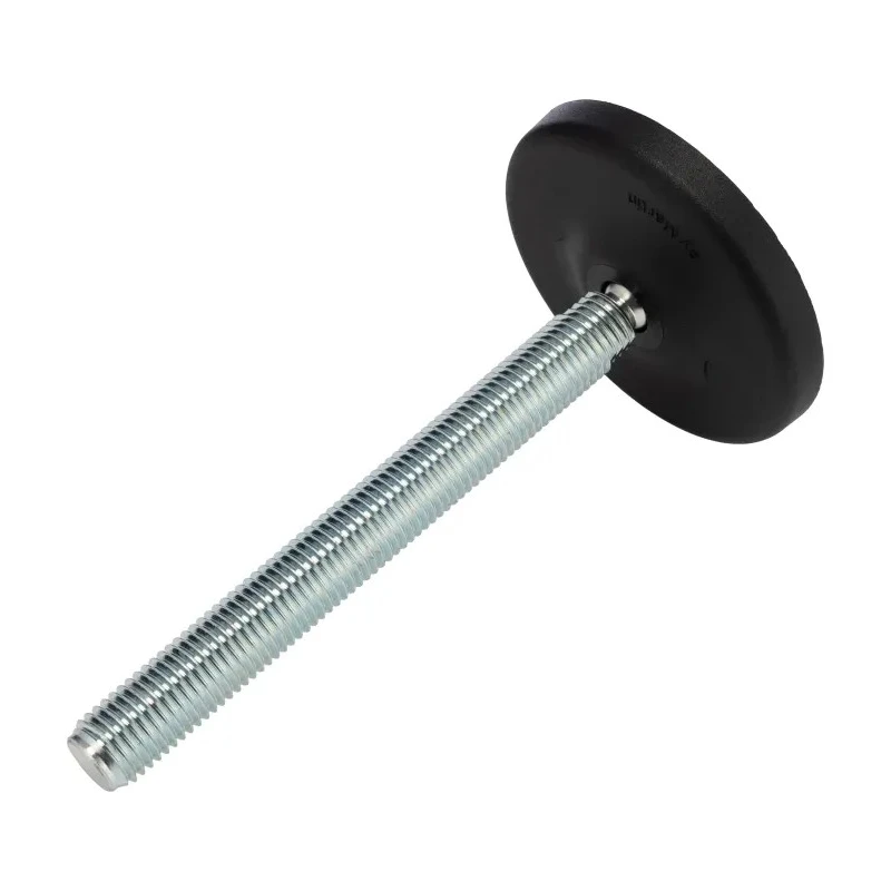 RS PRO Adjustable Foot M24 Thread, 123 mm Base Diameter, Mild Steel, 2500 kg Static Load Capacity, 30° Tilt Angle 196-5332