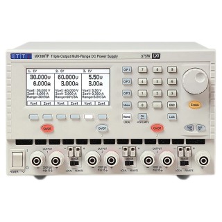 Aim-TTi Digital Bench Power Supply, 3-Output 15 V to 60 V, 375 W, 20 A Max MX180TP