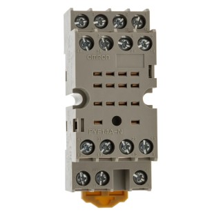 Omron PYF 14 Way 250V AC DIN Rail Relay Socket with Screw Terminals for MY4IN, MY4ZIN1, MY4ZN1, MY4N Series PYF14A-N