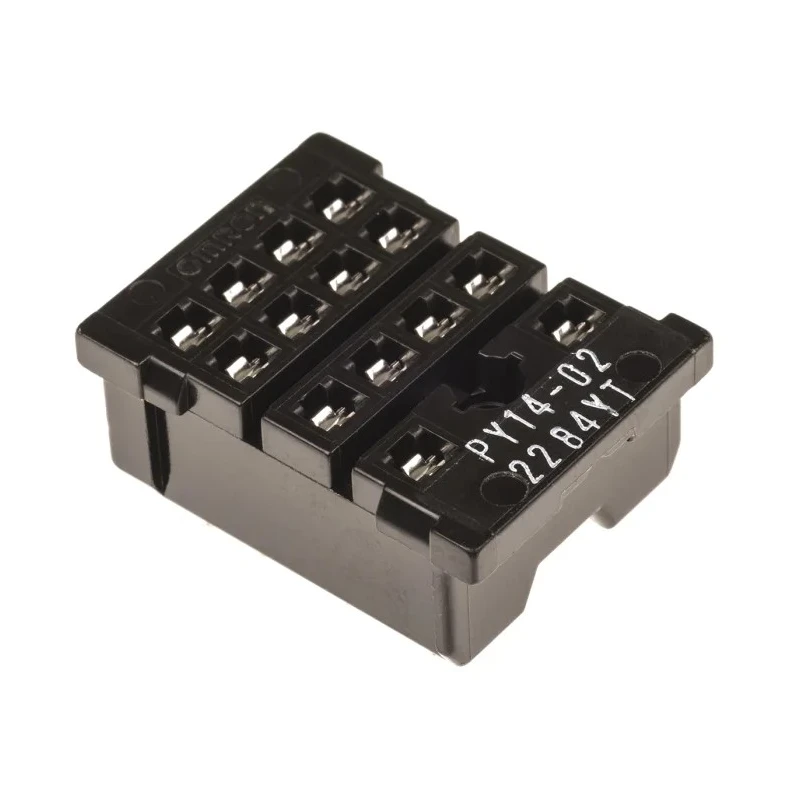 TE Connectivity PY 14 Way 250V AC PCB Relay Socket with 14 Contacts, 5A Current Rating PY14-02