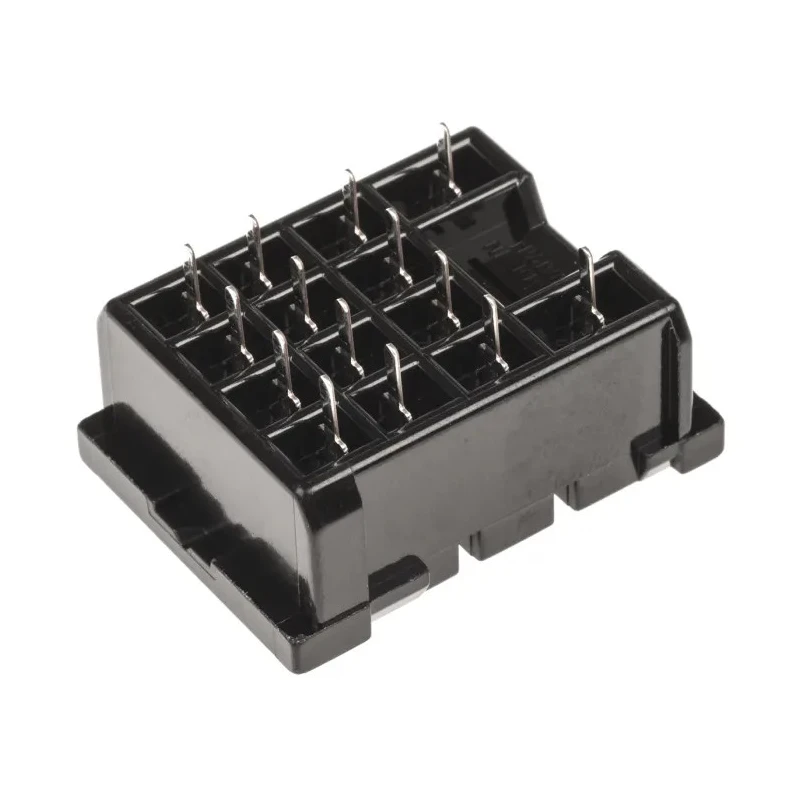 TE Connectivity PY 14 Way 250V AC PCB Relay Socket with 14 Contacts, 5A Current Rating PY14-02