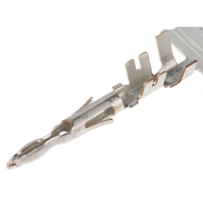 Delphi Weather-Pack Male Pin Contact Crimp Automotive Connector Terminal 27.88mm Length 2.97mm Diameter Model 12124587