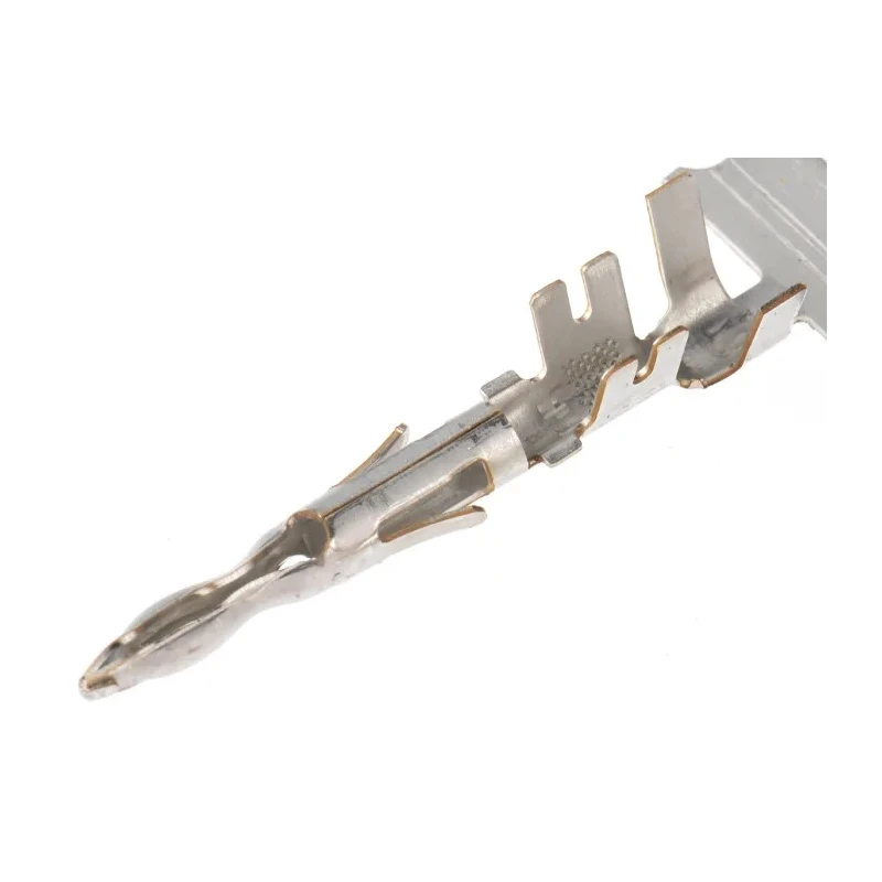 Delphi Weather-Pack Male Pin Contact Crimp Automotive Connector Terminal 27.88mm Length 2.97mm Diameter Model 12124587