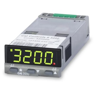 CAL PID Temperature Controller Panel Mount 24V AC/DC 2 Output Relay Model 320050