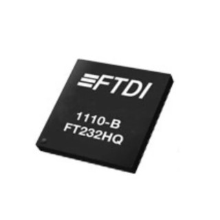 FTDI Chip Controller IC 1-Channel, 12 Mbps, 1.98V, USB 2.0, 1.8 V, I2C, UART, SPI, 48-Pin QFN FT232HQ-TRAY