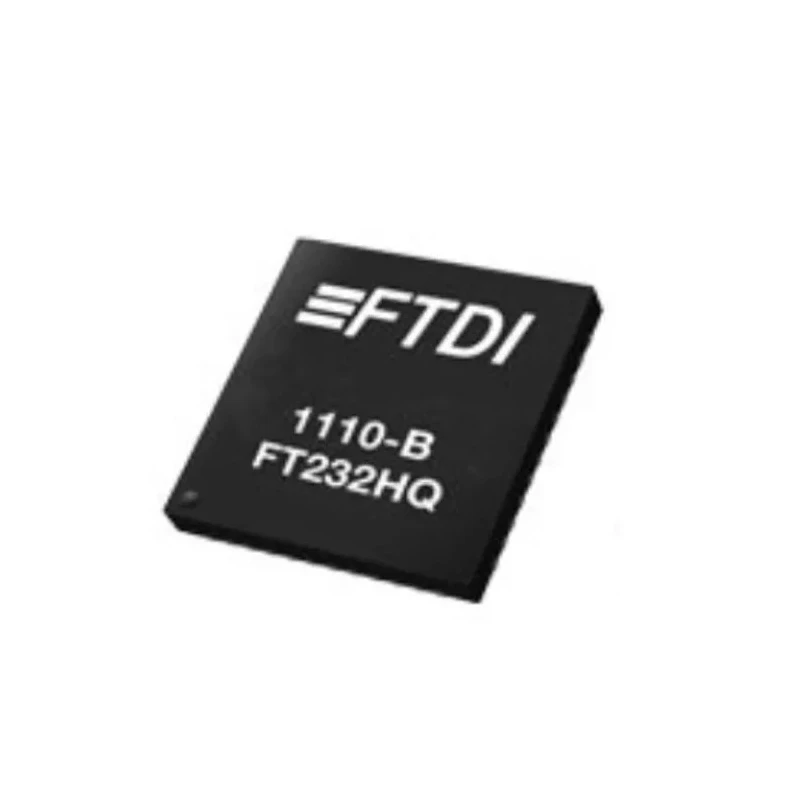 FTDI Chip Controller IC 1-Channel, 12 Mbps, 1.98V, USB 2.0, 1.8 V, I2C, UART, SPI, 48-Pin QFN FT232HQ-TRAY