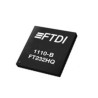 FTDI Chip Controller IC 1-Channel, 12 Mbps, 1.98V, USB 2.0, 1.8 V, I2C, UART, SPI, 48-Pin QFN FT232HQ-TRAY