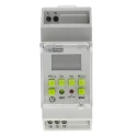 RS PRO Digital Pulse Switch DIN Rail Time Switch 240V AC 1 Channel SPDT 6-Year Battery Life 896-6885