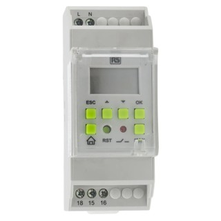 RS PRO Digital DIN Rail Time Switch 240V ac 896-6888
