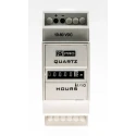 RS PRO Analogue Hour Meter 6 Digit, 10-80 V DC Supply Voltage, DIN Rail Mount, Model 896-6949