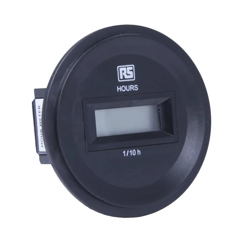 RS PRO Hour Meter Counter, 6 Digit LCD Display, 12 to 48V AC/DC, Remote Reset, Flush Panel Mount 896-6955