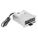 RS PRO 6 Digit Mechanical Digital Counter 24 V DC, 10 Hz, Manual Reset, IP30 Protection 896-7030