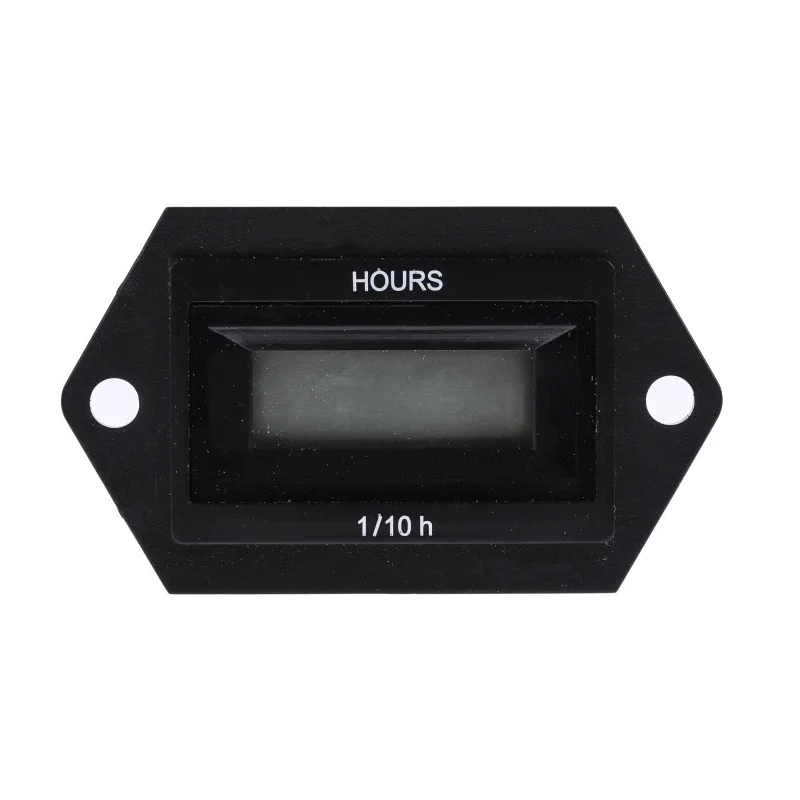 RS PRO Hour Meter Counter 6 Digit LCD 10-80 V DC Remote Reset Flush Panel Mount 896-6970