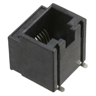 Molex RJ45 Connector Female Surface Mount Cat3 Unshielded Vertical 2 Port 8 Way 