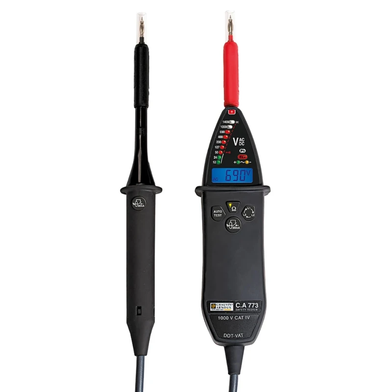 Chauvin Arnoux LCD Backlight Voltage Tester 1000 V AC, 1400 V DC Continuity Check CAT IV P01191773A
