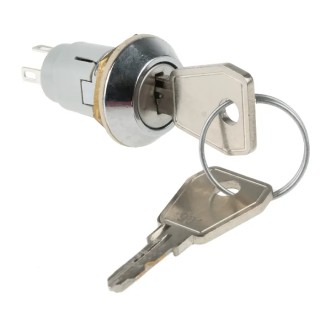 Lorlin IP67, IP66 Keylock Switch, SPDT, 1A Current, 2 Positions, Common Key WRL-5-D-S-2-RS