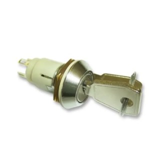 Lorlin IP67, IP66 Keylock Switch, DPST, 1A, 2 Positions, Latching, Common Key WRL-5-L-S-2-RS