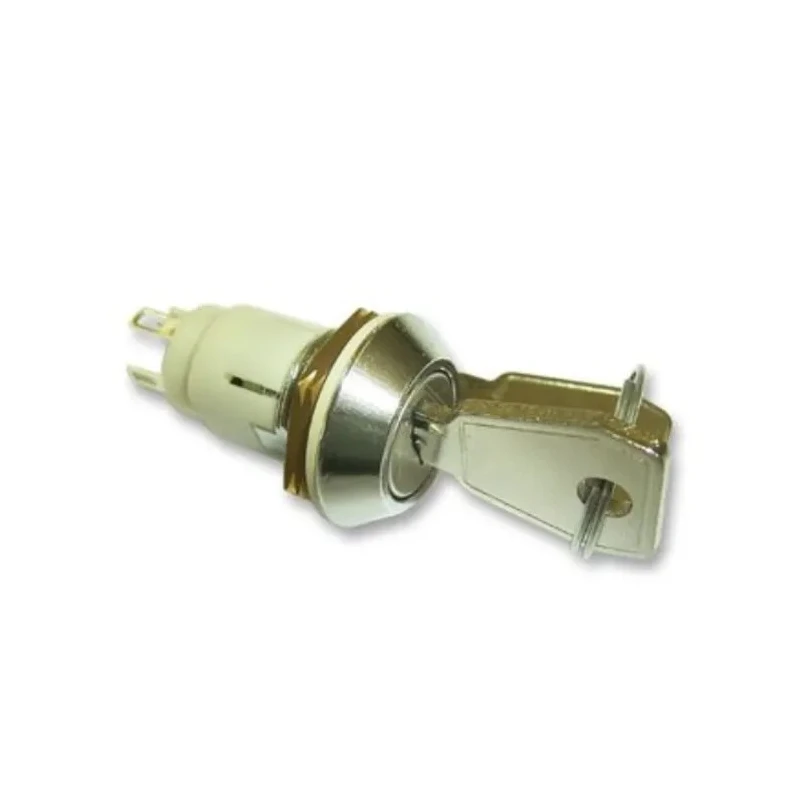 Lorlin IP67, IP66 Keylock Switch, DPST, 1A, 2 Positions, Latching, Common Key WRL-5-L-S-2-RS