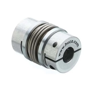 Huco Flexible Coupler Aluminium Hub Clamp Style Bore Size 19mm Length 79mm 592.66.4646