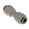 John Guest Plastic Pipe Fitting Connector Straight 1/4 in Push Fit Acetal Material 10 Bar PI0408S