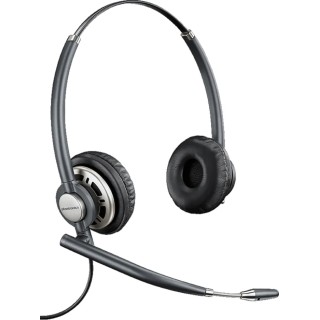 Plantronics On Ear Binaural Headset Black HW720