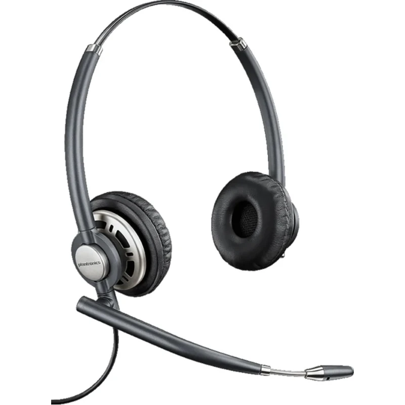 Plantronics On Ear Binaural Headset Black HW720