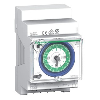 Schneider Electric Analogue DIN Rail Time Switch 230V CCT15