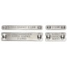 HellermannTyton Metal Metallic Print Cable Labels, Stainless Steel, 10mm Height x 45mm Width 544-80101 MBML10X45-SS316-ML